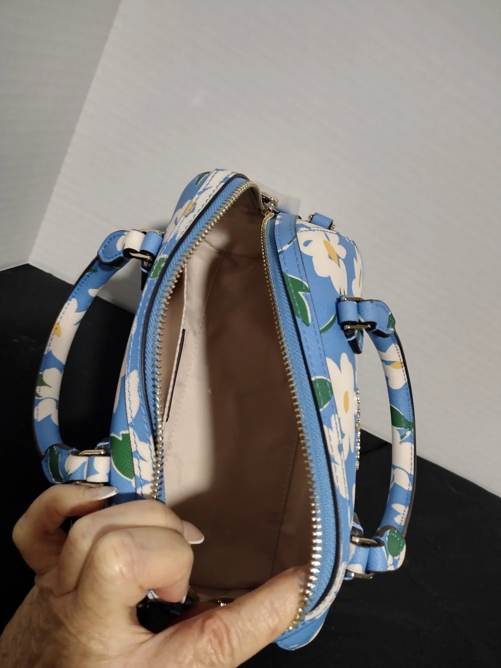 kate spade Small Blue Daisy Satchel